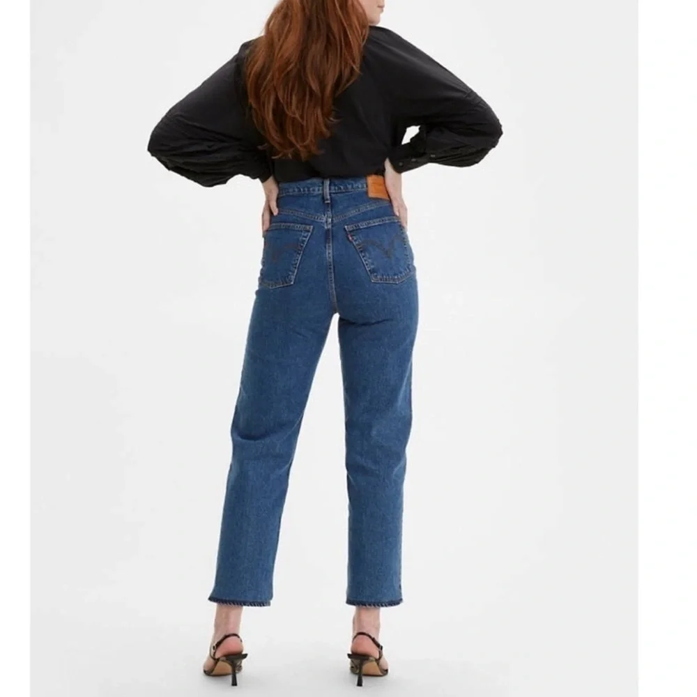 LEVI’S Ribcage‎ Straight Jeans Size 20W Button Fly Plus Size Denim